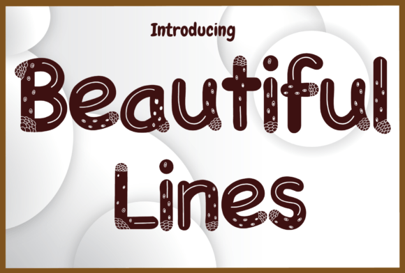 Beautiful Lines: The Premium Display Font for Scroll-Stopping Visuals