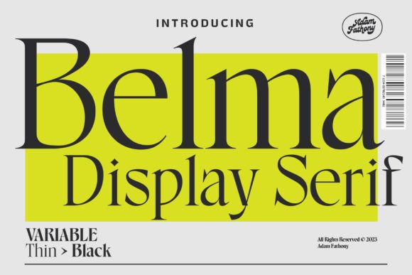 Belma: The Elegant Serif Font for Modern Editorial Design