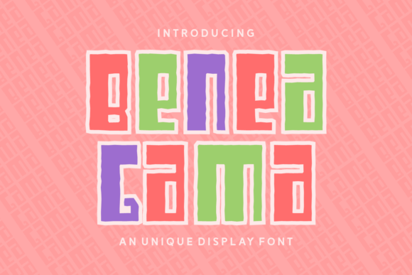 Benea Gama: The Quirky Display Font for Scroll-Stopping Campaigns