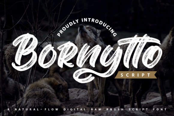 Bornytto: The Perfect Handwritten Display Font for Crafters