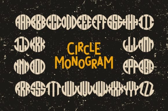 Circle Monogram: The Perfect Display Typeface for Modern Web Design