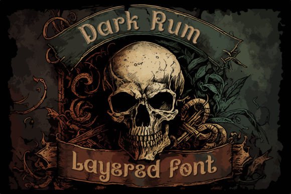 Dark Rum Typeface Review for Web Design and Branding
