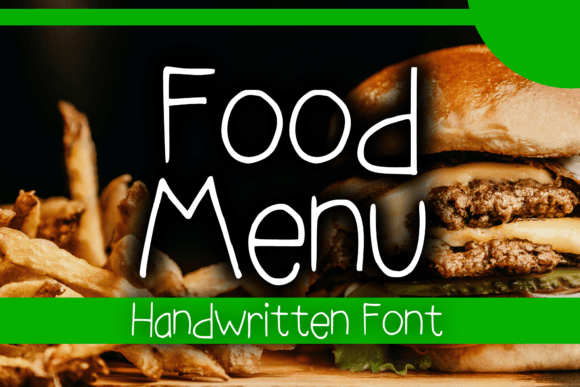 Food Menu: The Casual Typeface for Modern Web Design
