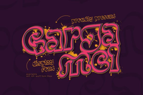 Gargamel: A Quirky Display Font for Bold Brand Identities