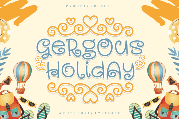 Gergous Holiday: The Perfect Display Font for Your Brand Identity