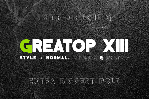 Greatop Xiii: The Display Typeface That Elevates Editorial Design