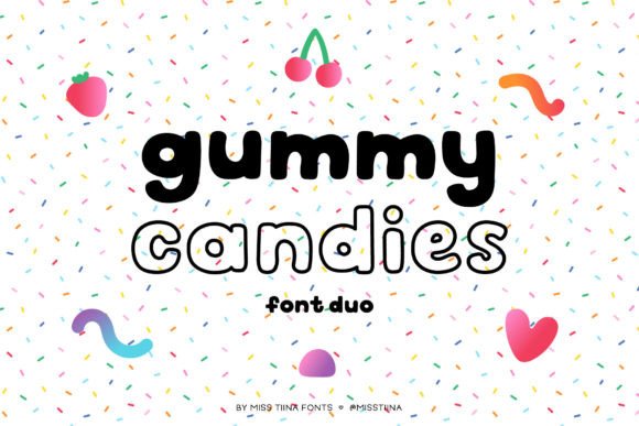 Gummy Candies: The Playful Typeface for Your Next Creative Project
