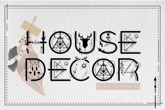 House Decor Font: A Tribal Typeface for Authentic Branding