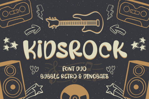 Kidsrock Duo: The Perfect Display Typeface for Modern Editorial Design