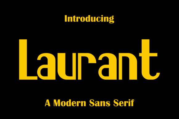 Laurant: The Sweet Display Font for Memorable Brand Identities