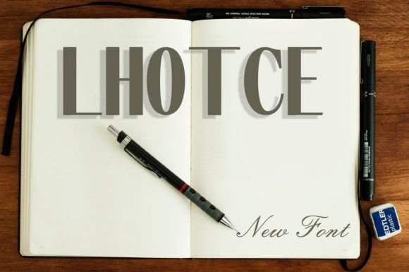 Lhotce: A Premium Display Font for Modern Brand Identity