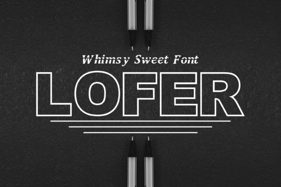 Lofer: A Beautiful Display Font for Editorial Design
