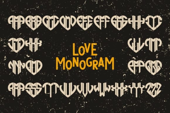 Love Monogram: The Perfect Display Font for Editorial Design