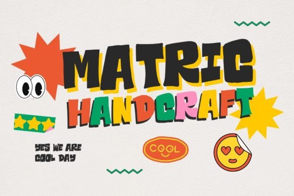 Matric Handcraft: The Bold Display Typeface for Impactful Web Design