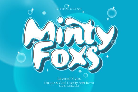 Minty Foxs: A Playful Display Font for Bold Brand Identity