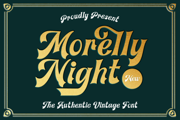 Morelly Night: The Retro Display Typeface for Scroll-Stopping Campaigns