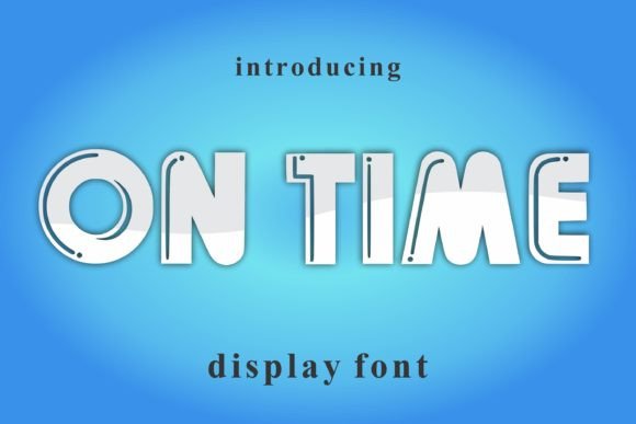 On Time: A Brave Display Font for Modern Web Design