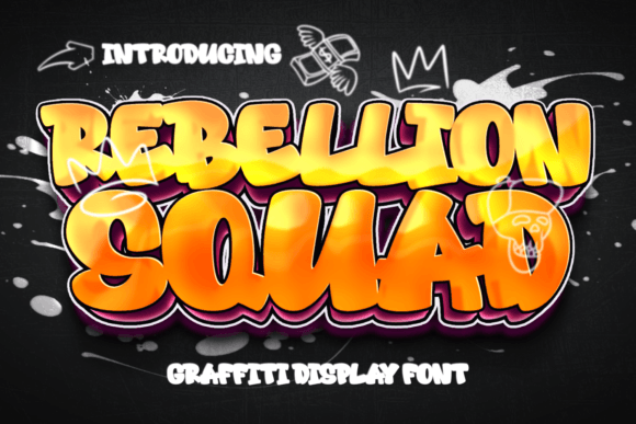 Rebellion Squad: A Bold Display Typeface for Modern Web Design
