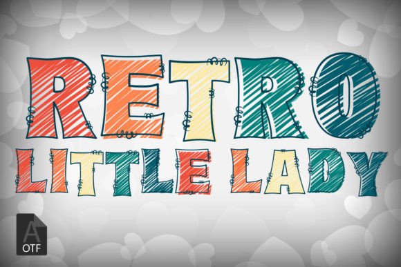 Retro Little Lady: The Vibrant Display Typeface for Bold Campaigns