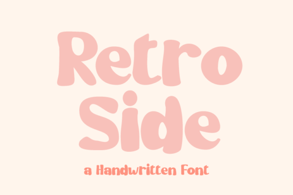 Retro Side: The Handwritten Display Typeface for Editorial Design