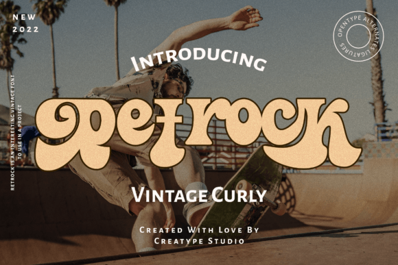 Retrock: The Retro Display Font for Scroll-Stopping Brand Content