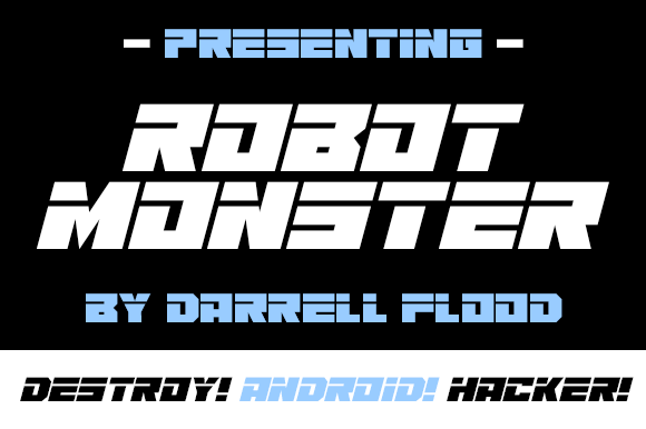 Robot Monster: The Bold Typeface for High-Impact Campaigns