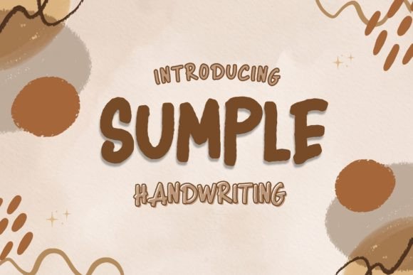 Sumple: The Modern Display Typeface for Editorial Design