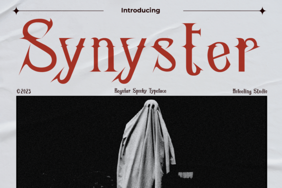 Synyster: The Gothic Display Font for Dark Brand Campaigns
