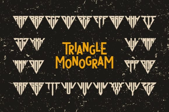 Triangle Monogram: The Perfect Display Typeface for Modern Web Design