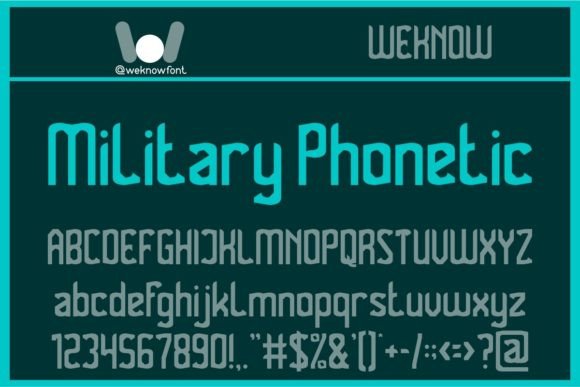 Why Military Phonetic Is the Ultimate Display Font for Sci-Fi Branding